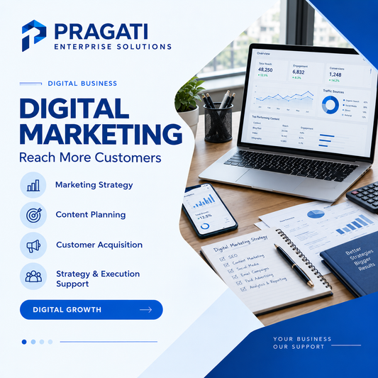 Digital Marketing Service | Marketing Strategy, Content Planning & Customer Acquisition